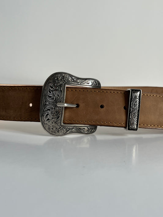 Light Brown Women's Leather Belt