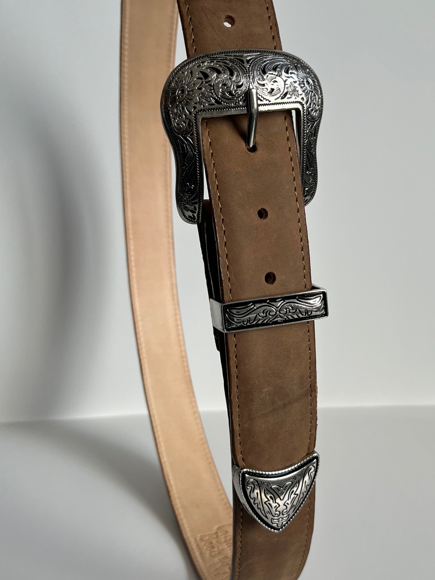 Light Brown Women's Leather Belt