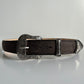 Dark Brown Women's Leather Belt