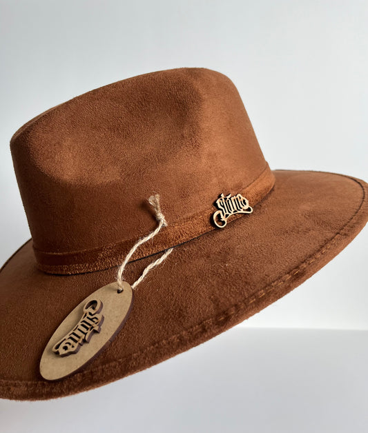 Suede Sombrero For Women ✵ Brown