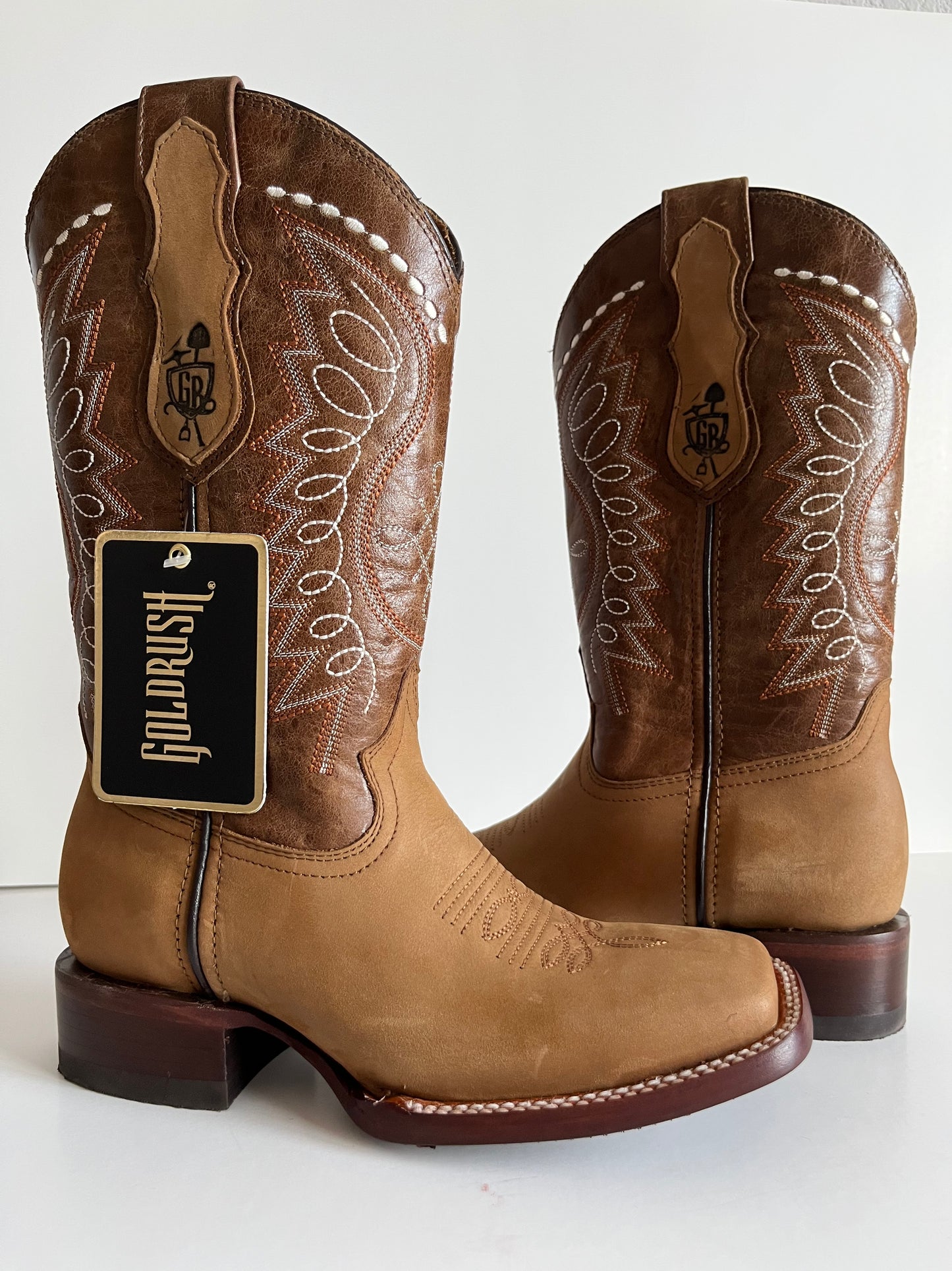 Square Toe Women's Boots - Durango Gold Rush ✪ Caramel