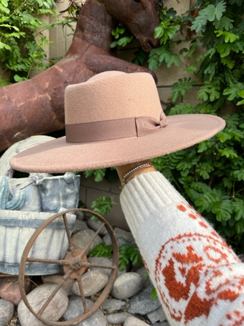 Soft Cocoa Women's Wool Western Hat